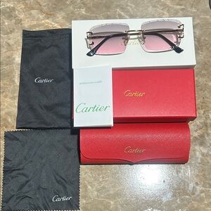 Cartier | Accessories | New Cartier Ct273s 004 Women Silver  display picture 3